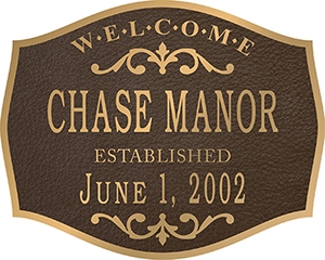 Address Plaques | House Numbers | Address Signs - All Star Bronze