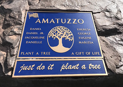 Custom Bronze Tree of Life Plaque With Logo