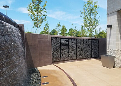 Etched Bronze Donor Memorial Wall