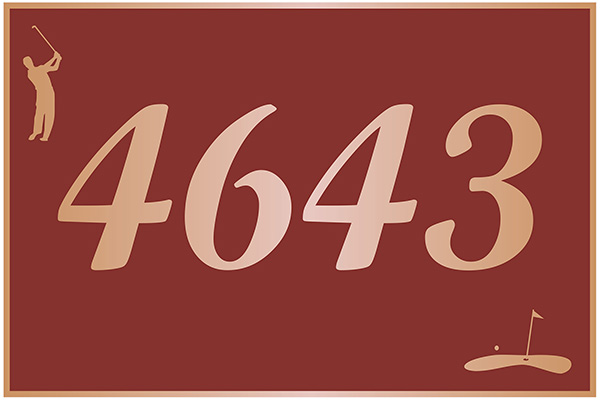 Address Plaques | House Numbers | Address Signs - All Star Bronze